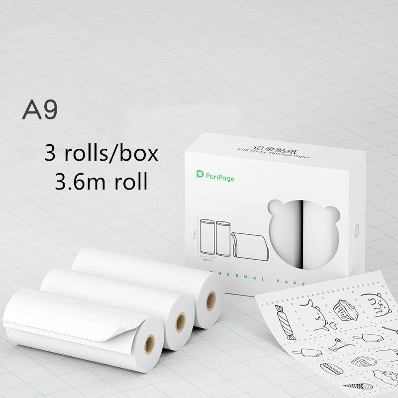 Lumiprint™ Adhesive Thermal Paper — Make Your Own Stickers Instantly | 3-Roll Pack