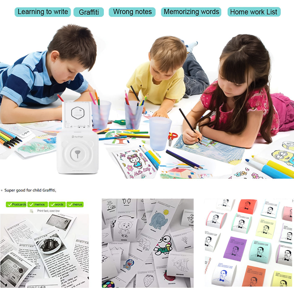 Lumiprint™ Adhesive Thermal Paper — Make Your Own Stickers Instantly | 3-Roll Pack