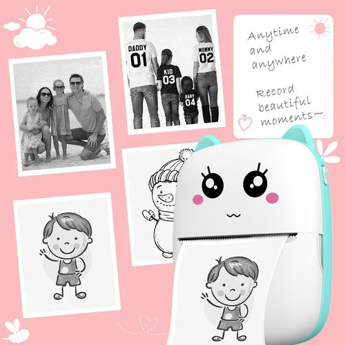 Lumiprint™ Mini Portable Bluetooth Thermal Printer — Ink-Free, iPhone & Android